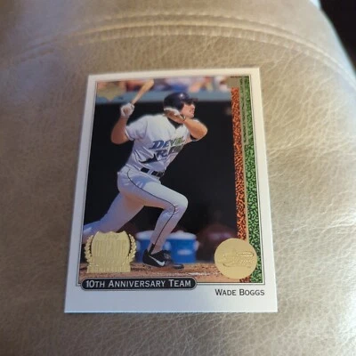 1999 Upper Deck 10th Anniversary Team #X15 Wade Boggs Insert Tampa Bay Rays - Image 1 of 2