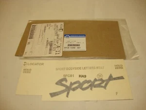 2001 2002 JEEP WRANGLER SPORT DECAL NEW OEM - Picture 1 of 1