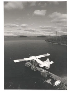 1989 Black & White Photo 8" x 10" Fly-In Fishing Kenora, Ontario - Bild 1 von 1