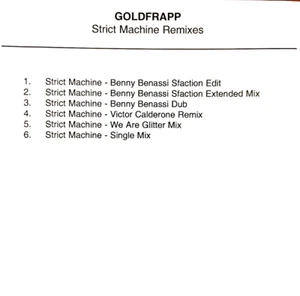 GOLDFRAPP Strict Machine MUTE Promo Only Remix CD Mute BENASSI CALDERONE Depeche - Picture 1 of 3