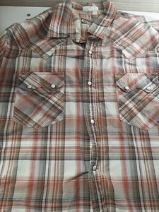 Vintage Polo Ralph Lauren Western Plaid Pearl Snap Shirt Men's XXL Navajo Aztec - Picture 1 of 10
