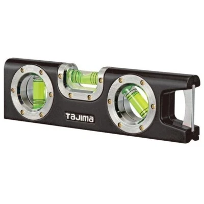 Tajima Mobile Level ML-160BK Black 160mm Made in Japan Compact Tool - Image 1 of 4