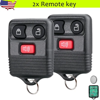 2 Para 2005 2006 2007 2008 2009 2010 2011 Ford F150 F250 F350 Coche Mando a Distancia Llavero Foto 1 de 4