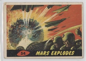 1962 Topps Bubbles Mars Attacks! Mars Explodes #54 0di