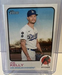 Joe Kelly 2022 Topps Heritage Short Print SP Variation LA Dodgers White Sox