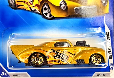 Hot Wheels All Stars 21/36 '41 2008 1:64 Willys Gold 061/196 Foto 1 de 4