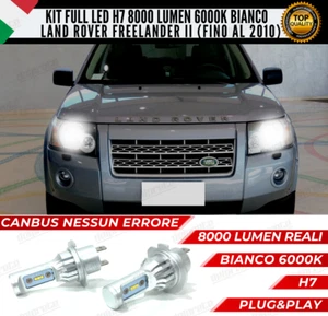 FULL LED LAND ROVER FREELANDER II H7 DIPPED-BEAM KIT 6000K 8000 LUMEN CANBUS - Picture 1 of 11