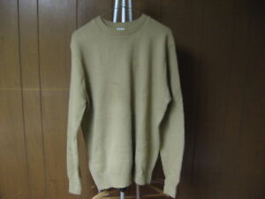 Vintage Men's Garan L Large Tan Beige Long Sleeve Warm Ugly Sweater 