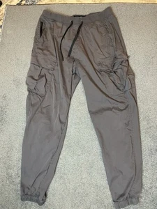 Abercrombie And Fitch Slate Gray Jogger Adult Medium Stretch Flex A&F Cargo - Picture 1 of 5