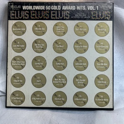 ELVIS PRESLEY-WORLDWIDE 50 GOLD AWARD HITS VOL. 1  RCA 1970  LPM6401 VINYL   - Image 1 of 2