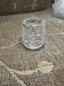 1976+ WATERFORD Crystal Glandore Pattern Toothpick Holder Made in Ireland - Picture 1 of 2