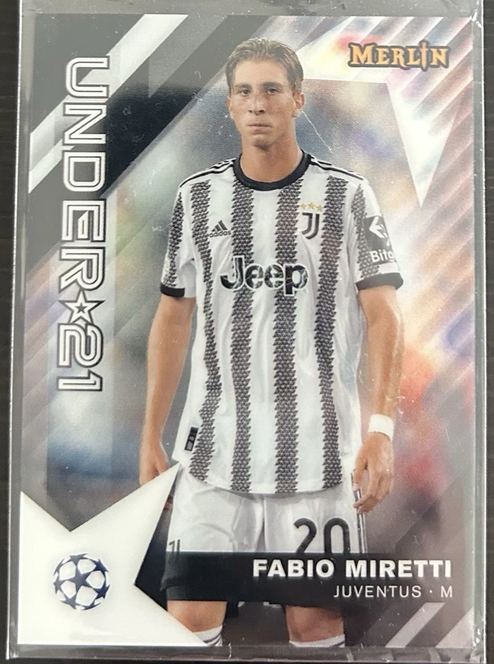 Fabio Miretti 2022-23 Topps Merlin Chrome UEFA Under 21-11 - Image 1 of 1