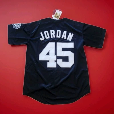Men's Michael Jordan Chicago White Sox Black Baseball Jersey SIZE 2XL - Image 1 of 4