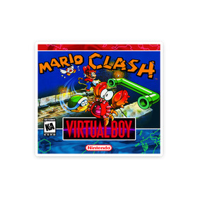 Mario Clash Sticker 4 Inch Vinyl Decal Virtual Boy Retro Console Gaming