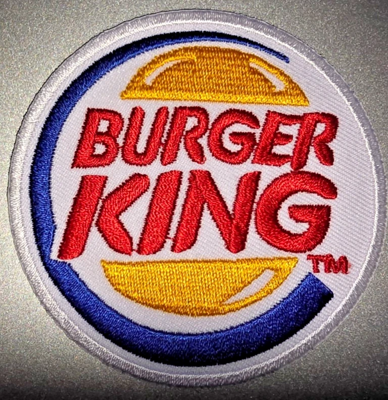 BURGER KING Embroidered Iron/Sew On Patch 3" ROUND SHIPPED FROM USA
