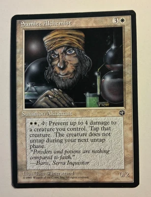 MTG Homelands Samite Alchemist 13A LP Common - Image 1 of 2