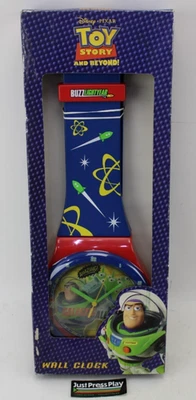 Reloj de pulsera de pared de colección Disney Pixar Toy Story Buzz Lightyear 36" de largo Nuevo de Lote Antiguo Foto 1 de 4