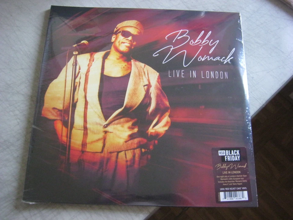 Bobby Womack - Live in London [NEW 2xLP] RED VELVET CAKE VINYL RSDBF 2025 - Imagem 1 de 2