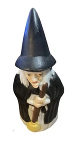 Vintage Empire beleuchtete Halloween Hexe Kunststoff Blasform - 39" getestet & funktioniert - Bild 1 von 11