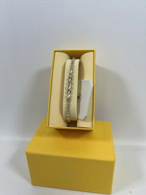 SWAROVSKI Pink Crystals Emily Tennis Bracelet 5663393 Rose Gold *NEW - Gift Box* - Image 1 of 3