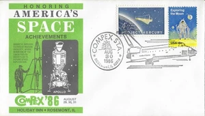 30 Aug 1986 Space Cover, Compex '86: Honoring America's Space Achievements - Bild 1 von 1