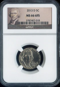 2013-D Jefferson Nickel NGC MS66 FS Business Quality - Picture 1 of 2