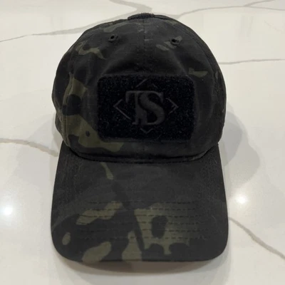 Gorra de contratista Tru-Spec Multicam negra ajustable Foto 1 de 4
