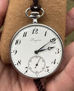 Longines Taschenuhr 16 Jewels 20er Jahre läuft 38 Stunden! Restaurierungsbedürftig! - Bild 1 von 23