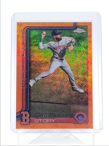 TREVOR STORY 2025 TOPPS CHROME LOGOFRACTOR ORANGE REFRACTOR /25 Q3967 - Picture 1 of 2