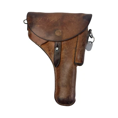 Funda de cuero para pistola militar Swiss Sig P210 P49 original Foto 1 de 3