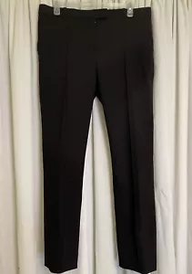 THE ROW Tao Straight-Leg Stretch-Cotton Pants In black Size 10 NEW WITH TAGS - Picture 1 of 6