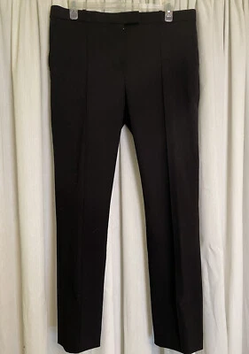 РЯД Тао прямые штанины эластичной хлопок брюки в черный размер 10 новый с ярлыками - Изображение 1 из 4