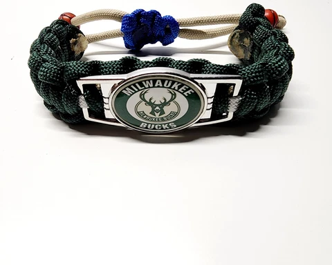 Milwaukee Bucks Adjustable Charm Bracelet Fan Apparel & Souvenir Basketball NBA Cover