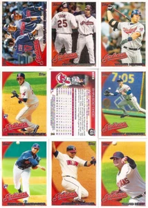 2010 Topps Cleveland Indians Complete Team Set OD + S1 + S2 + Update (34) - Picture 1 of 2