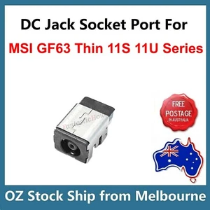 DC Power Jack Socket Port For MSI GF63 Thin 11SC 11SCV 11UC 11UCX 11UD Laptop - Picture 1 of 2