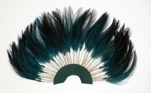 MOLINETE DE UNA PLUMA - CAZADOR Plumas Hackle; Diademas/Cuentas/Sombreros/Disfraz - Imagen 1 de 1