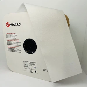 Velcro Brand 6” LOOP ONLY Sew On -White -Sold By The Yard USA - Picture 1 of 12