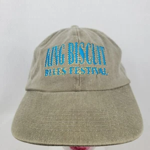 Vintage King Biscuit Blues Festival Cobra khaki Vater Mütze verstellbarer Riemen hinten Kappe gebraucht, in einwandfreiem Zustand - Bild 1 von 8