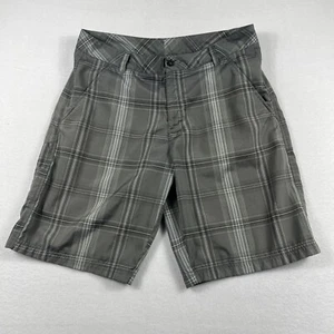 Fila Sport Golf Shorts Mens Size 34 Gray & Black Plaid - Picture 1 of 8
