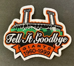 San Francisco Giants TELL IT GOODBYE official Authentic MLB Sleeve Patch - Picture 1 of 1