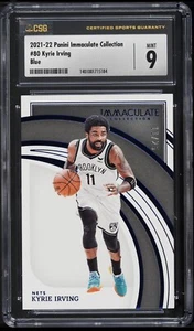 2021-22 Immaculate Blue #80 Kyrie Irving 11/25 Jersey Number CSG CGC Mint 9 - Picture 1 of 2