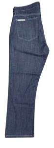 JEANS 35 X 28 1/2 BLUE WITH WHITE STITCH By BLUE DELTA - Picture 1 of 6