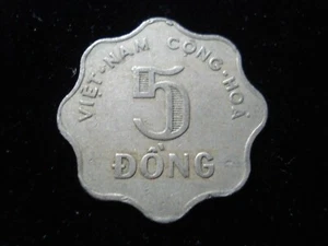 Vietnam 1966 5 Dongs Coin - Bild 1 von 2