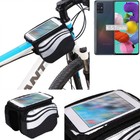 Fahrrad Halterung für Samsung Galaxy A51 Rahmenhalter Fahrradtasche Rahmentasch