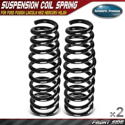 2 Front Coil Springs for Ford Fusion 10-12 Lincoln MKZ 07-12 Mercury Milan 10-11 Foto 1 de 4