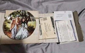 The Bradford Exchange Vom Winde verweht "Home to Tara" Teller Box & Echtheitszertifikat 1989 - Bild 1 von 6