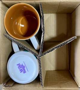 Wild Sage Lia Teal Coffee Mugs 2 - Picture 1 of 1