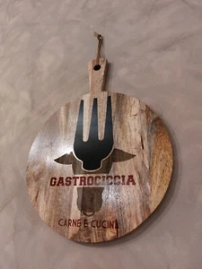 Personalisiertes Holz Schneidebrett aus Resin Geschenkidee Logo Bild Farben - Bild 1 von 3