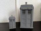 Paintable Dr Who Tardis Model Kit Prop Replica Scifi TV Doctor Geek Gift Figure