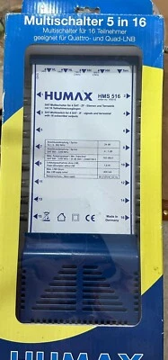 HUMAX HMS 512 Multischalter 5 in 12 und Quattro LNB Green Power - Bild 1 von 2
